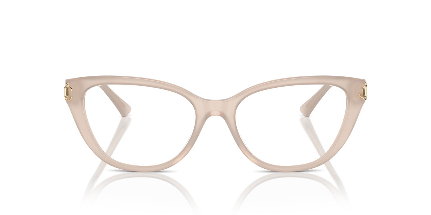 Eyeglasses Jimmy Choo JC 3011 (5025) color sabbia opale shape cat eye lenses lente demo
