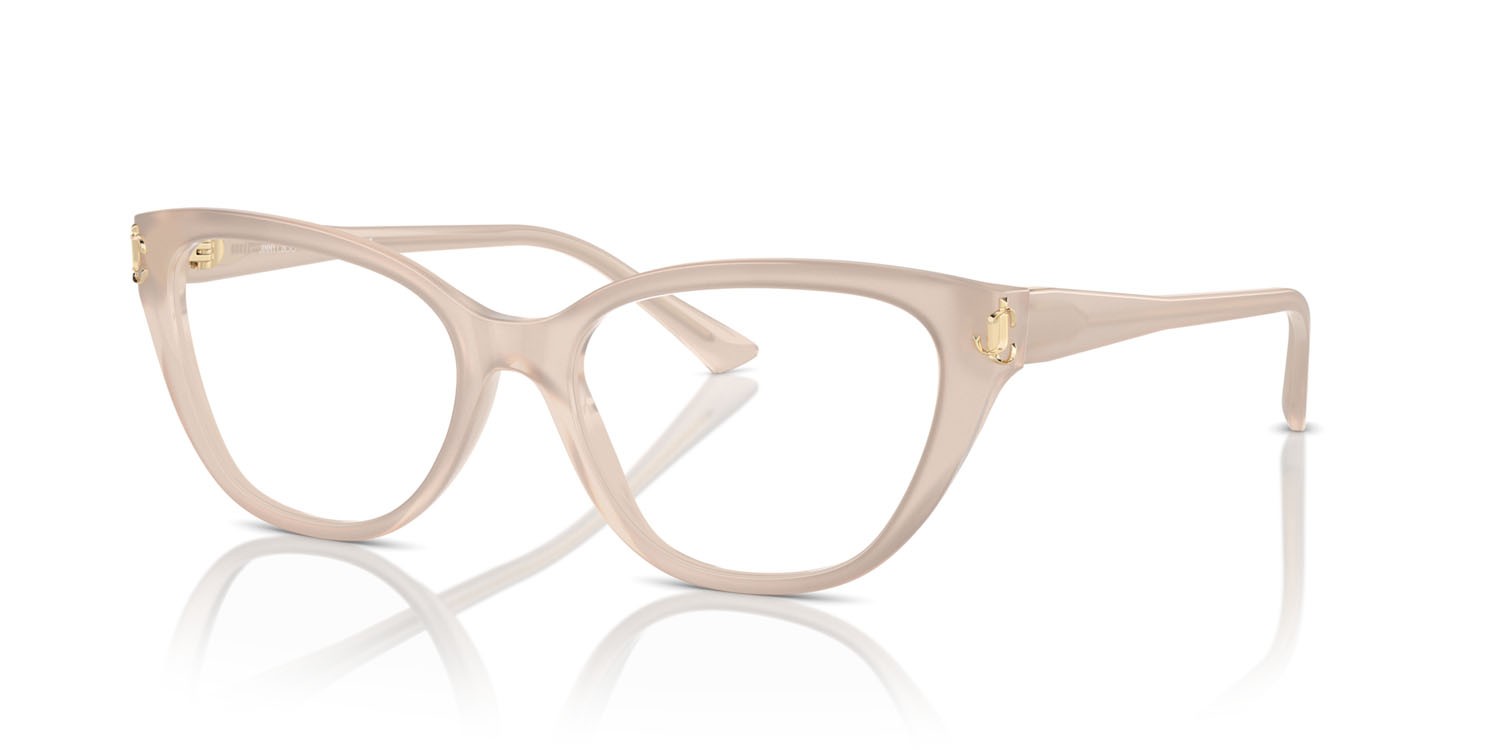 Eyeglasses Jimmy Choo JC 3011 (5025) color sabbia opale shape cat eye lenses lente demo