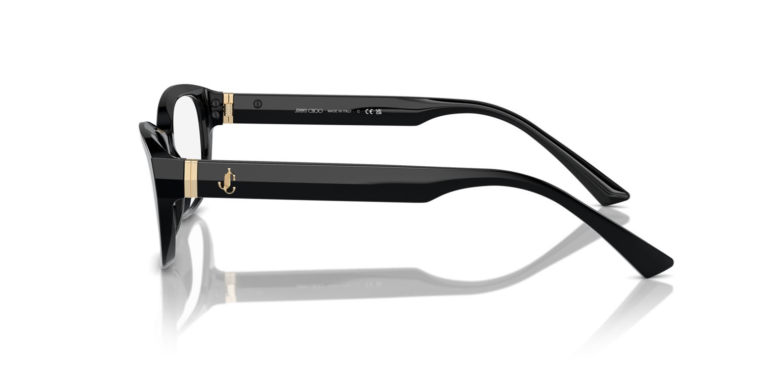 Eyeglasses Jimmy Choo JC 3015 (5000) color nero shape oval lenses lente demo