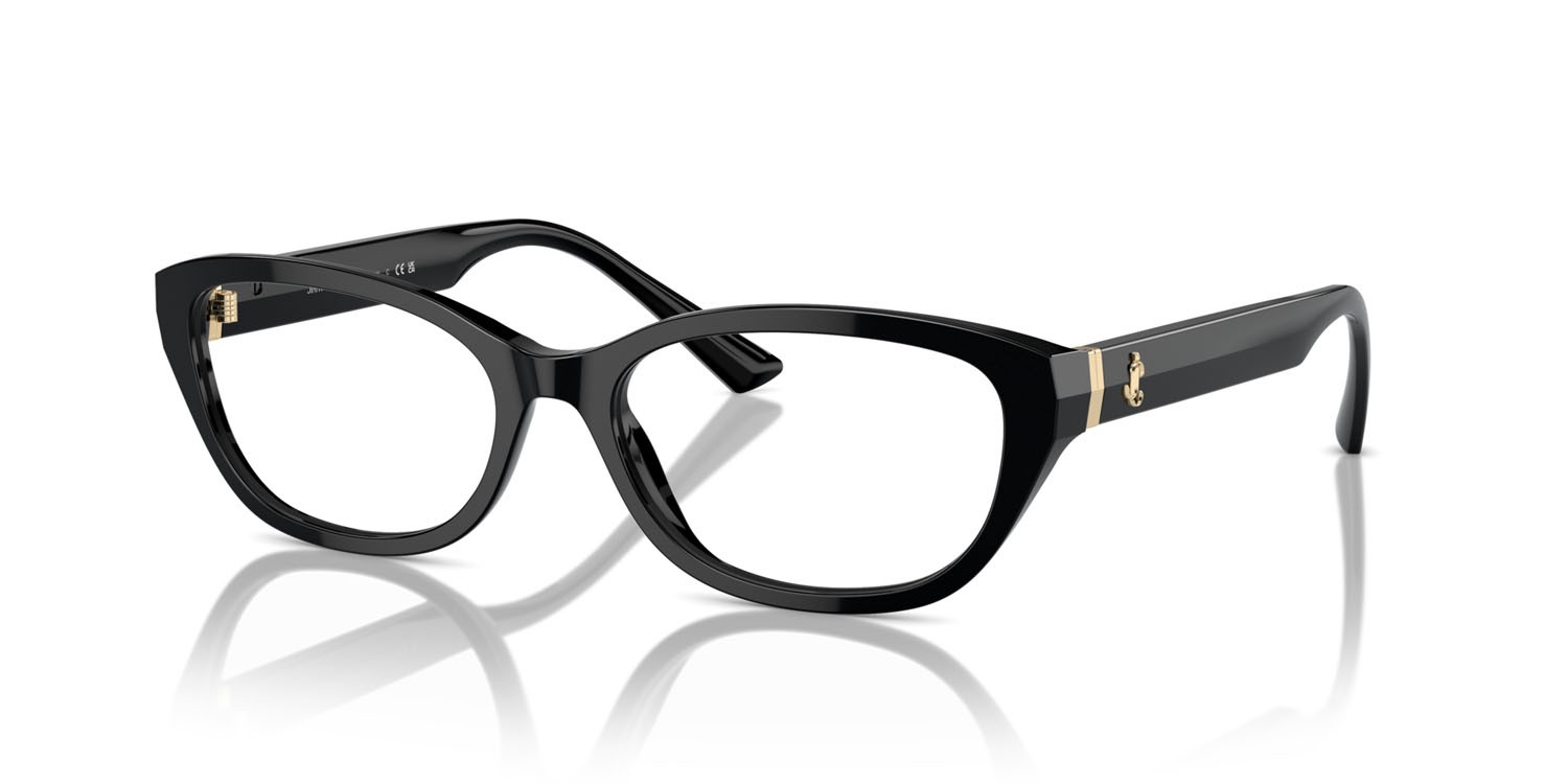 Eyeglasses Jimmy Choo JC 3015 (5000) color nero shape oval lenses lente demo