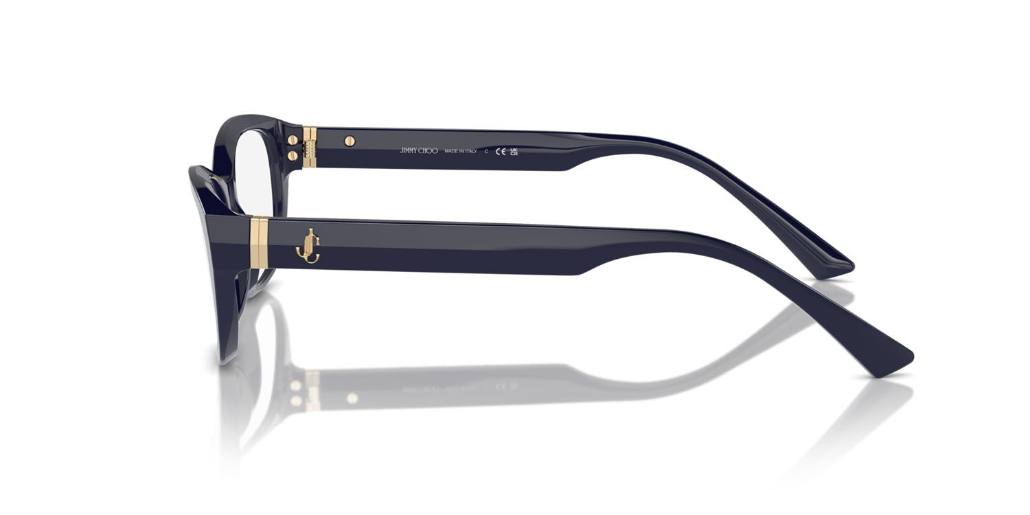 Eyeglasses Jimmy Choo JC 3015 (5023) color blu shape oval lenses lente demo
