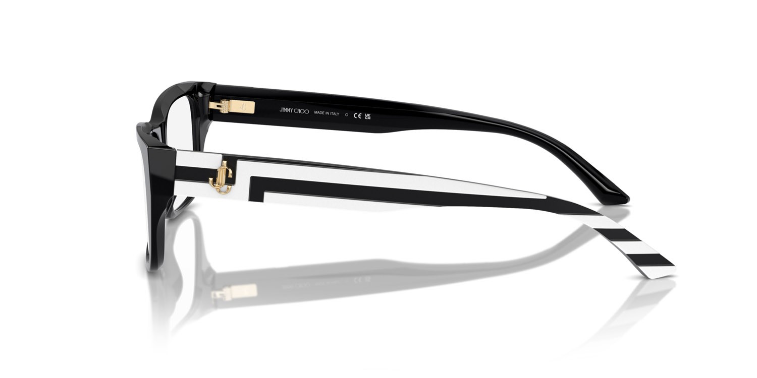 Eyeglasses Jimmy Choo JC 3016 (5017) color nero shape square lenses lente demo