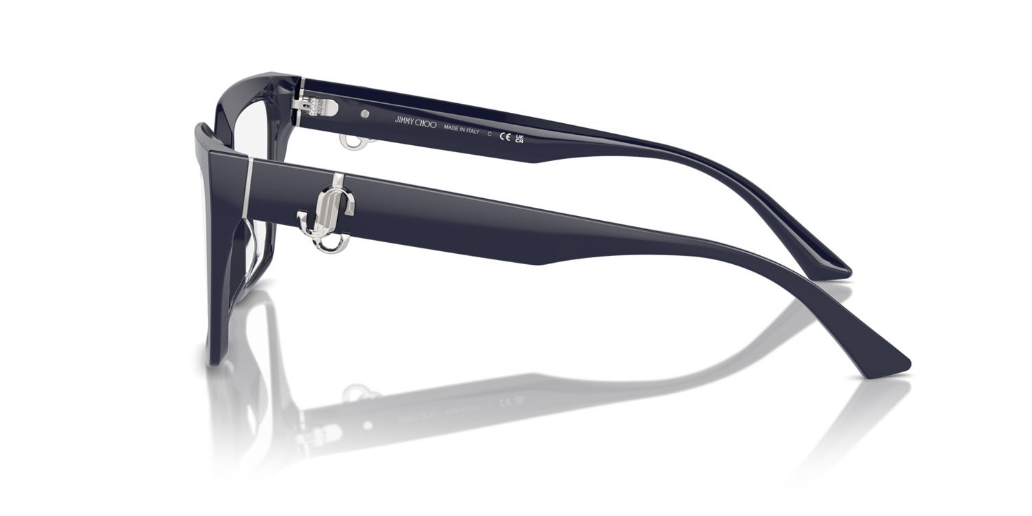 Eyeglasses Jimmy Choo JC 3017U (5016) color blu shape cat eye lenses lente demo