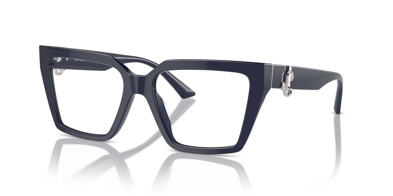 Eyeglasses Jimmy Choo JC 3017U (5016) color blu shape cat eye lenses lente demo