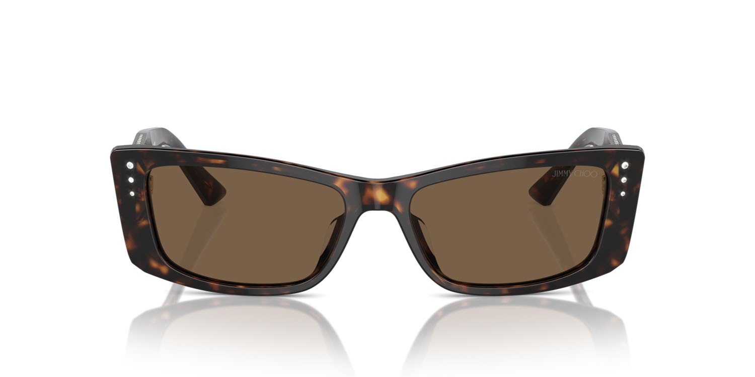 Sunglasses Jimmy Choo JC 5002BU (500273) color havana shape square lenses marrone scuro