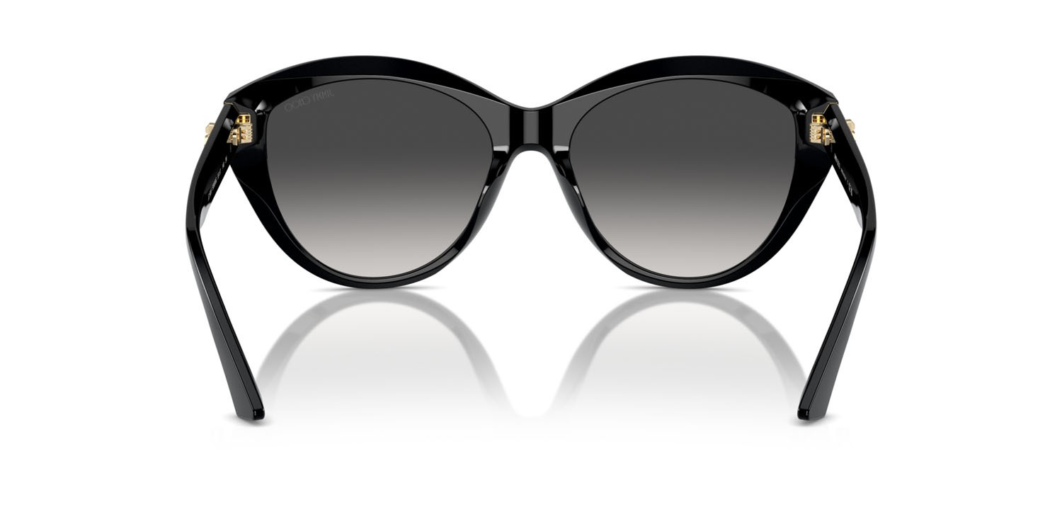 Occhiali da sole Jimmy Choo JC 5007 (50008G) colore nero forma pantos lenti grigio sfumato