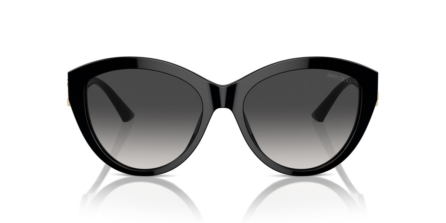 Occhiali da sole Jimmy Choo JC 5007 (50008G) colore nero forma pantos lenti grigio sfumato