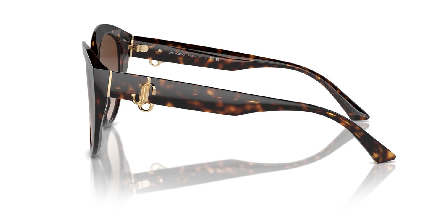 Occhiali da sole Jimmy Choo JC 5007 (500213) colore havana forma pantos lenti marrone sfumato