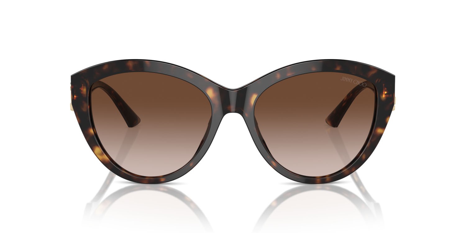 Occhiali da sole Jimmy Choo JC 5007 (500213) colore havana forma pantos lenti marrone sfumato