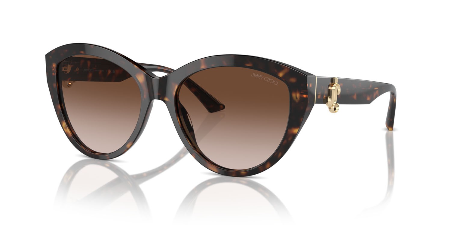 Occhiali da sole Jimmy Choo JC 5007 (500213) colore havana forma pantos lenti marrone sfumato