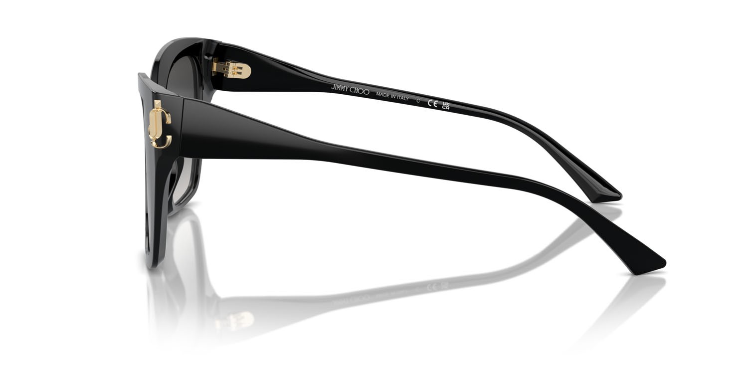 Occhiali da sole Jimmy Choo JC 5012 (50008G) colore nero forma quadrato lenti grigio sfumato