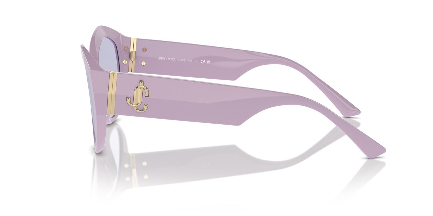Occhiali da sole Jimmy Choo JC 5013U (50221A) colore viola forma farfalla lenti lilla