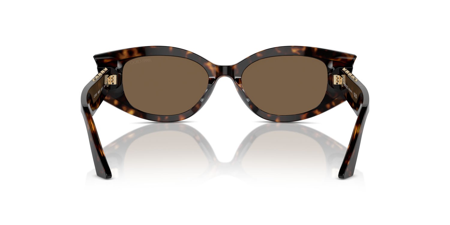 Occhiali da sole Jimmy Choo JC 5015U (500273) colore havana forma ovale lenti marrone scuro