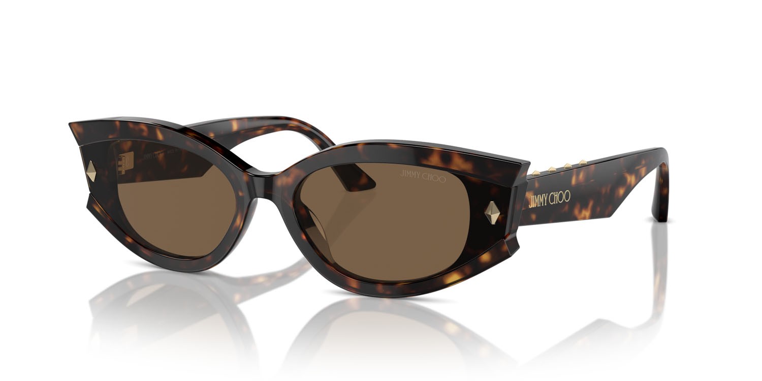 Occhiali da sole Jimmy Choo JC 5015U (500273) colore havana forma ovale lenti marrone scuro