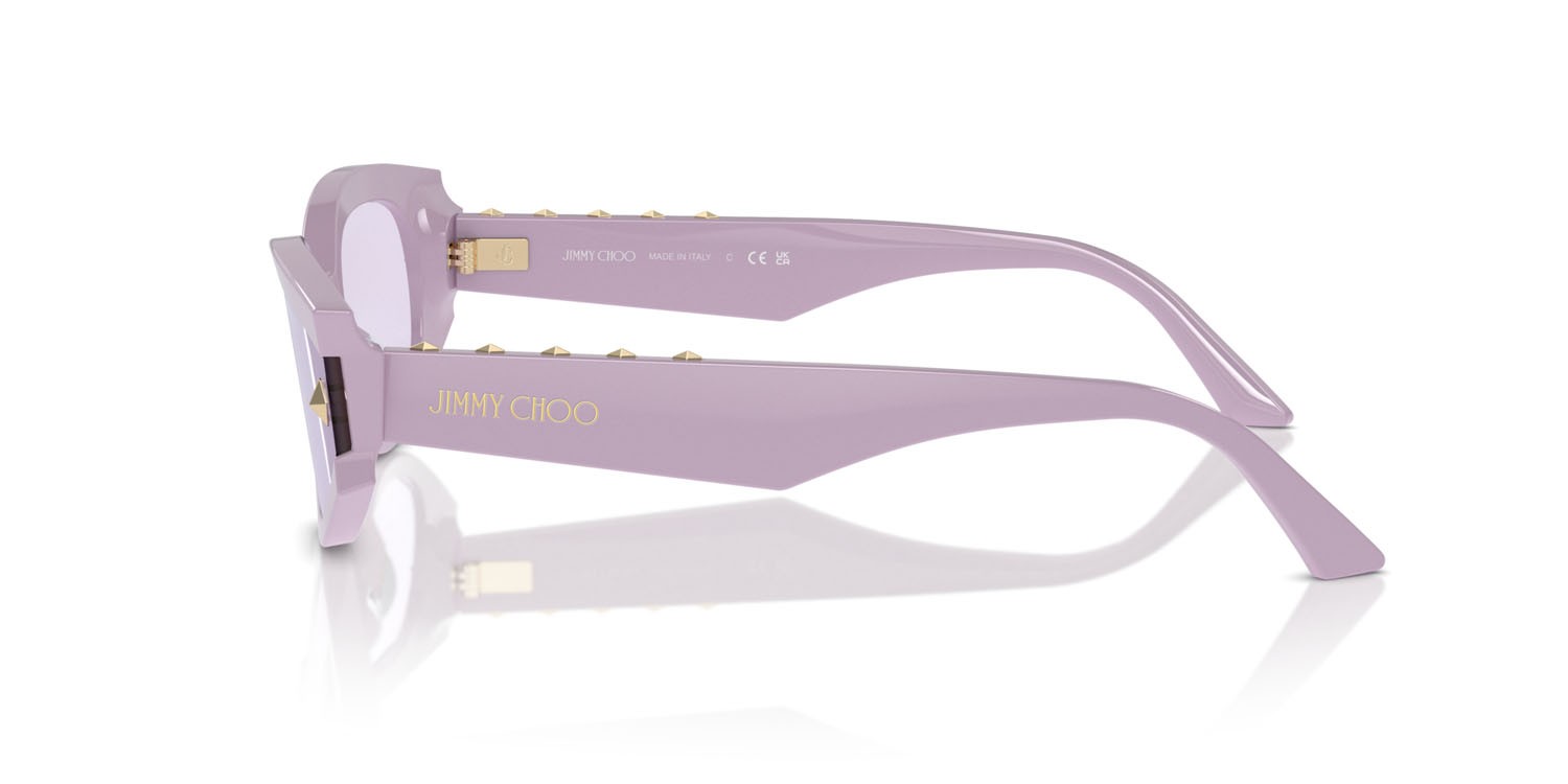 Occhiali da sole Jimmy Choo JC 5015U (50211A) colore viola forma ovale lenti viola chiaro