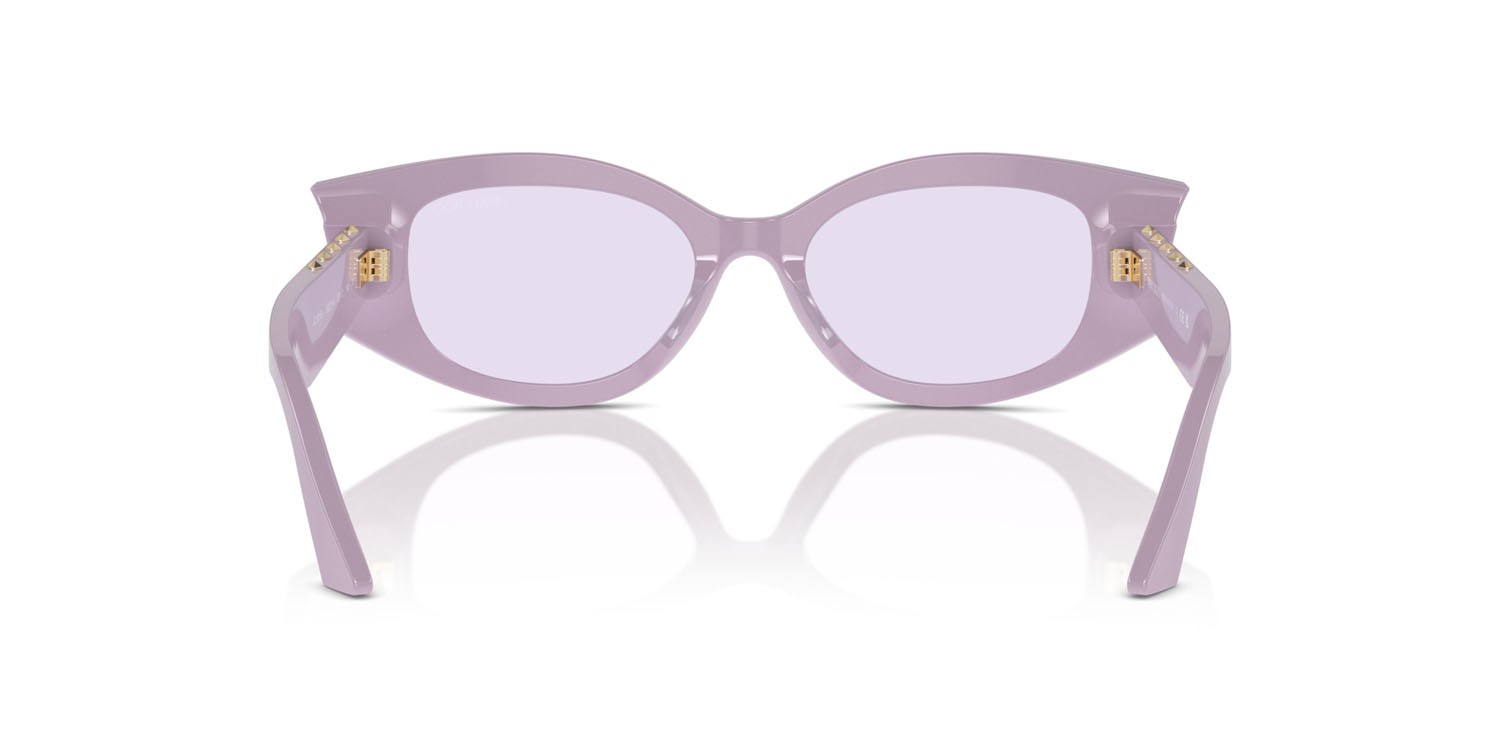 Occhiali da sole Jimmy Choo JC 5015U (50211A) colore viola forma ovale lenti viola chiaro