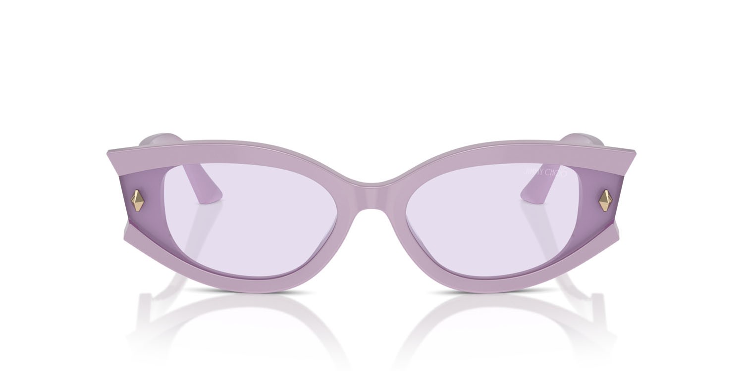 Occhiali da sole Jimmy Choo JC 5015U (50211A) colore viola forma ovale lenti viola chiaro
