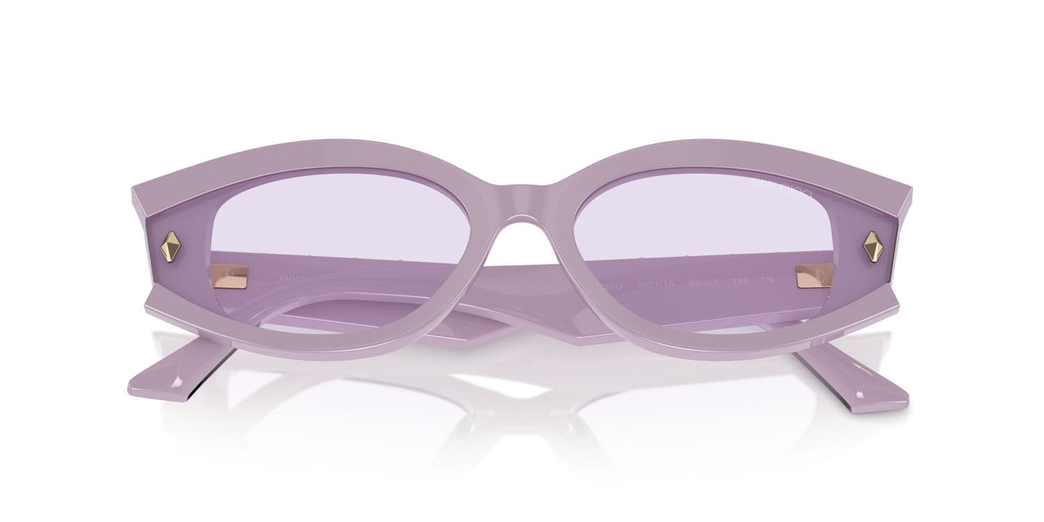 Occhiali da sole Jimmy Choo JC 5015U (50211A) colore viola forma ovale lenti viola chiaro