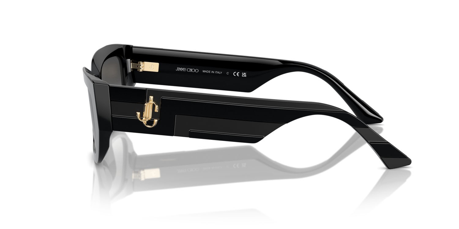Occhiali da sole Jimmy Choo JC 5017 (50008G) colore nero forma quadrato lenti sfumato grigio