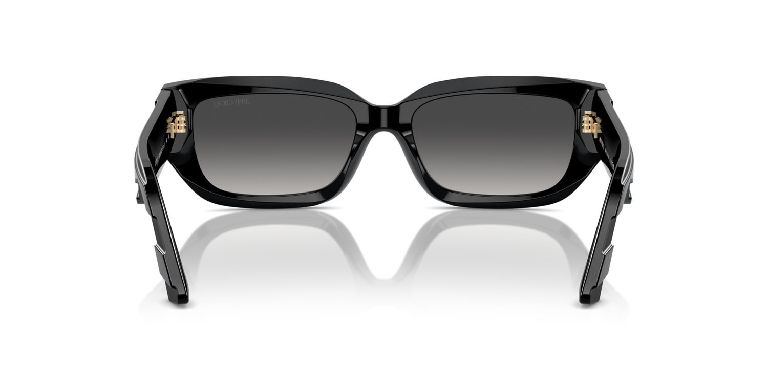Occhiali da sole Jimmy Choo JC 5017 (50008G) colore nero forma quadrato lenti sfumato grigio