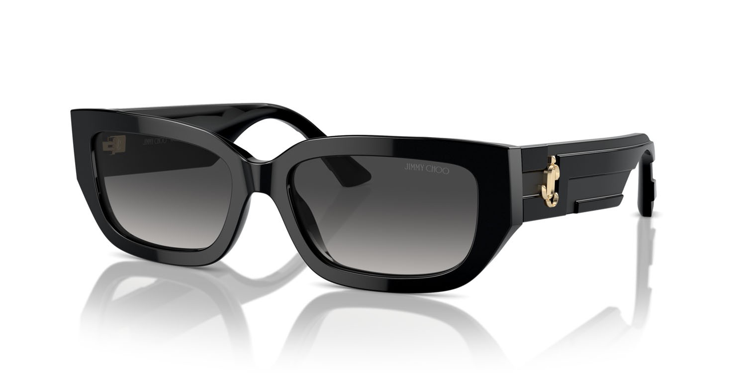Occhiali da sole Jimmy Choo JC 5017 (50008G) colore nero forma quadrato lenti sfumato grigio
