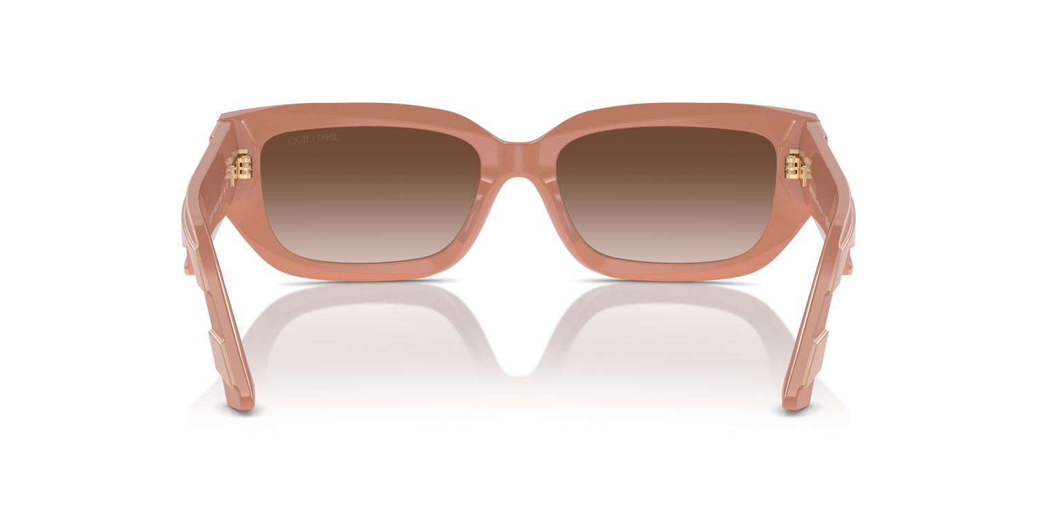 Occhiali da sole Jimmy Choo JC 5017 (503213) colore rosa forma quadrato lenti marrone sfumato