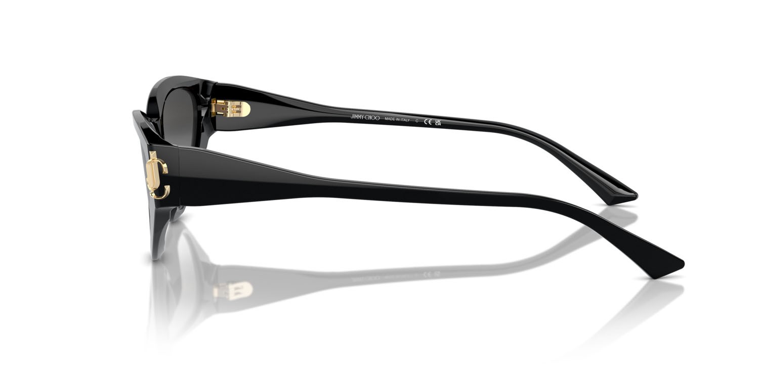 Occhiali da sole Jimmy Choo JC 5019 (50008G) colore nero forma cat eye lenti sfumato grigio