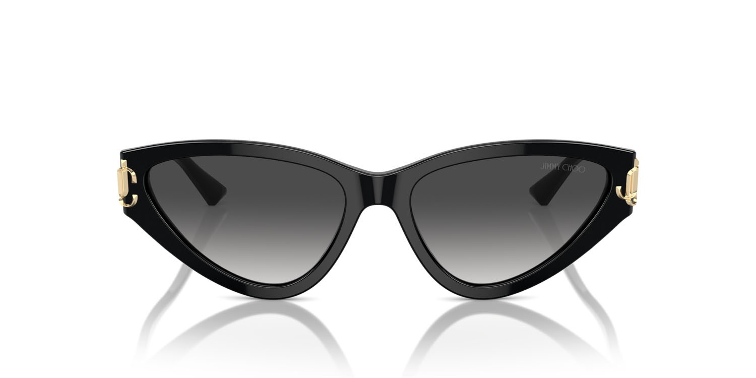 Occhiali da sole Jimmy Choo JC 5019 (50008G) colore nero forma cat eye lenti sfumato grigio