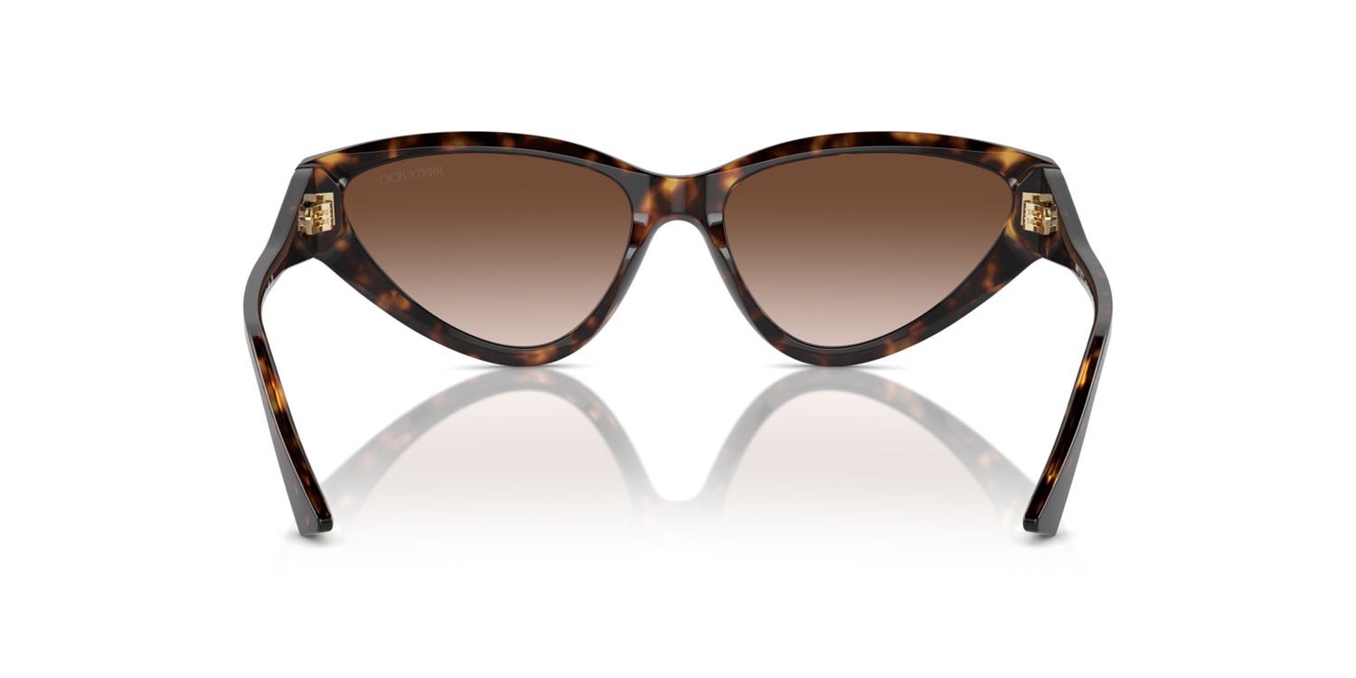 Occhiali da sole Jimmy Choo JC 5019 (500213) colore havana forma cat eye lenti marrone sfumato