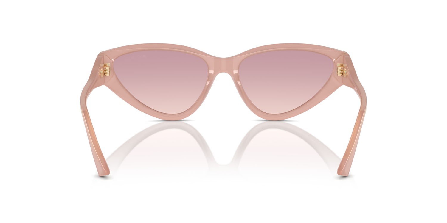 Occhiali da sole Jimmy Choo JC 5019 (502768) colore rosa opale forma cat eye lenti marrone sfumato violetto