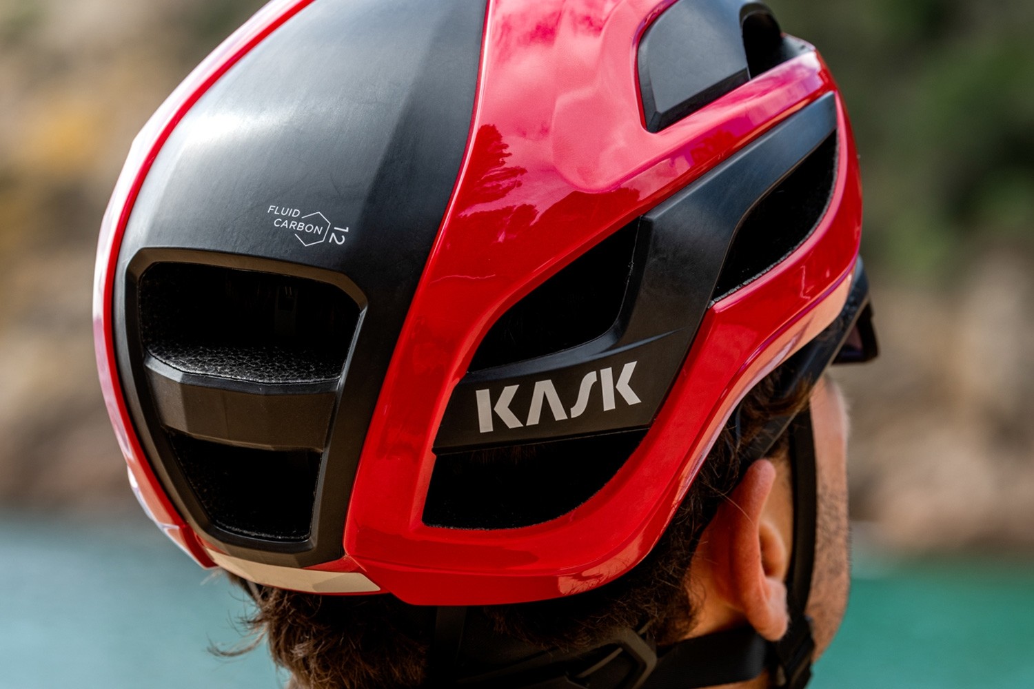 Caschi bici Kask Elemento Red CHE00101204 