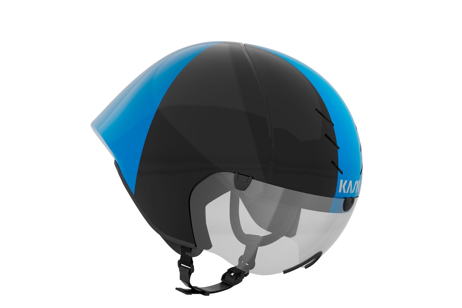 Caschi bici Kask Mistral Black/light blue CHE00050219 