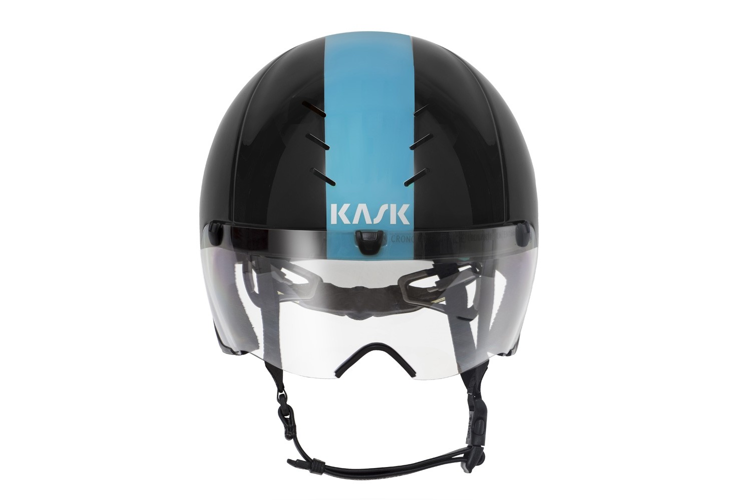 Caschi bici Kask Mistral Black/light blue CHE00050219 