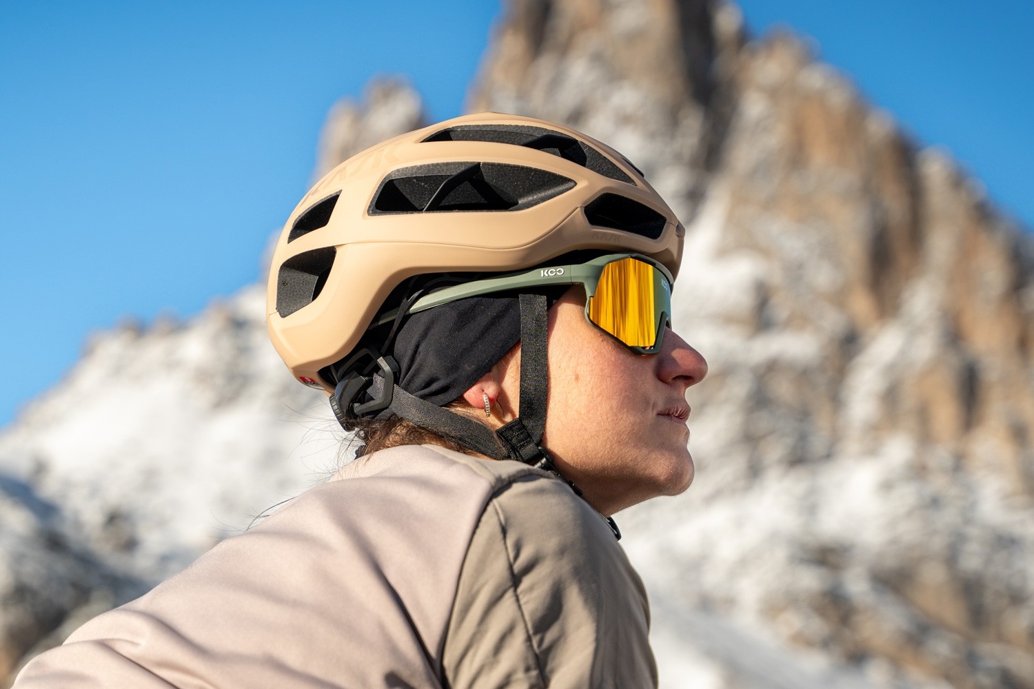 Caschi bici Kask Protone Icon Sahara matt CHE00097460 