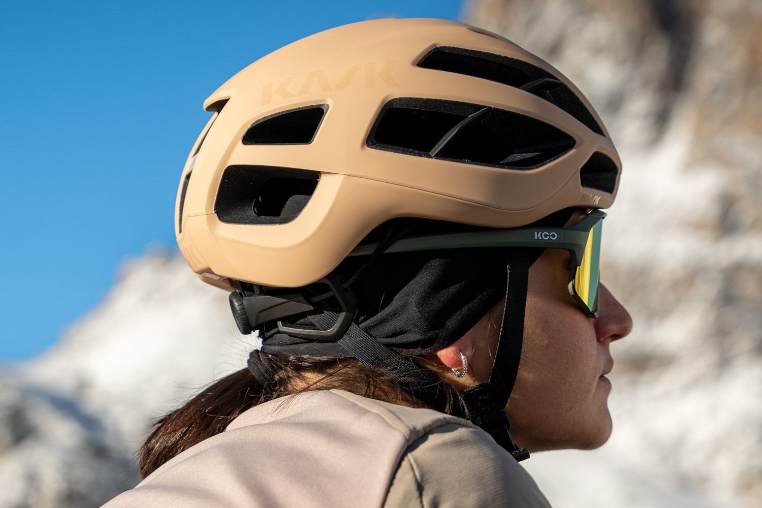 Caschi bici Kask Protone Icon Sahara matt CHE00097460 