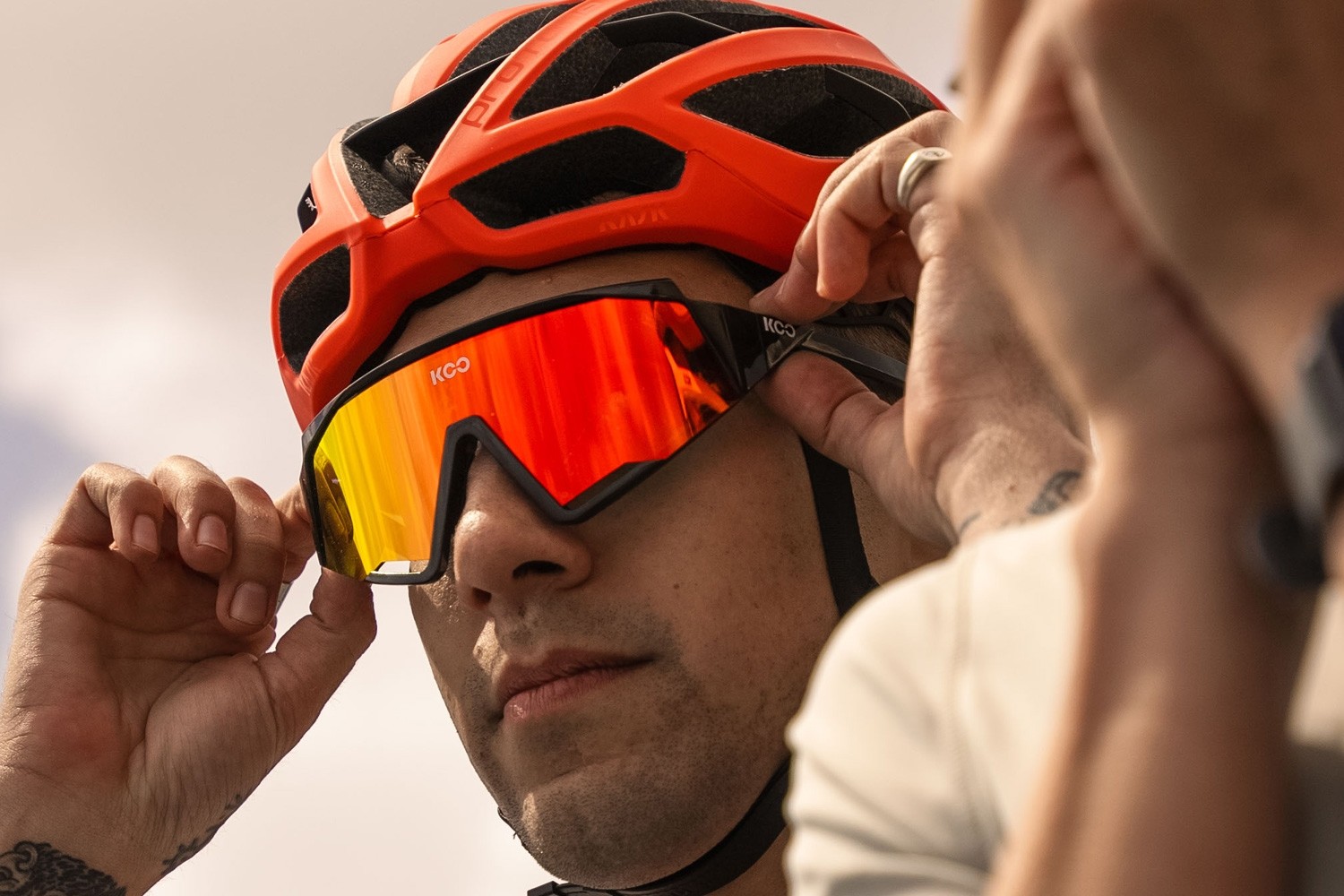 Bike helmets Kask Protone Icon Tangerine matt CHE00097459 