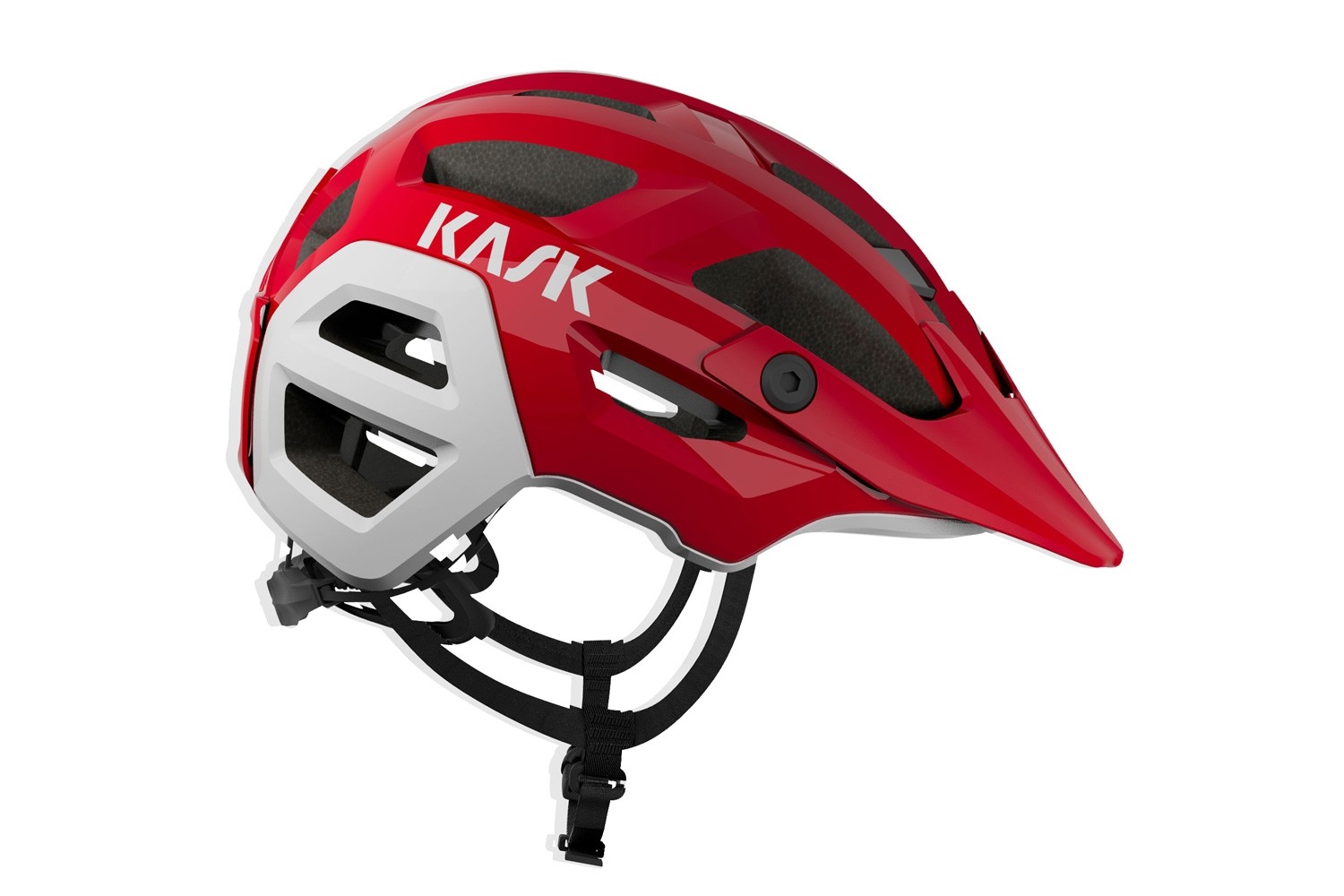 Caschi bici Kask Rex Red/white CHE00038243 