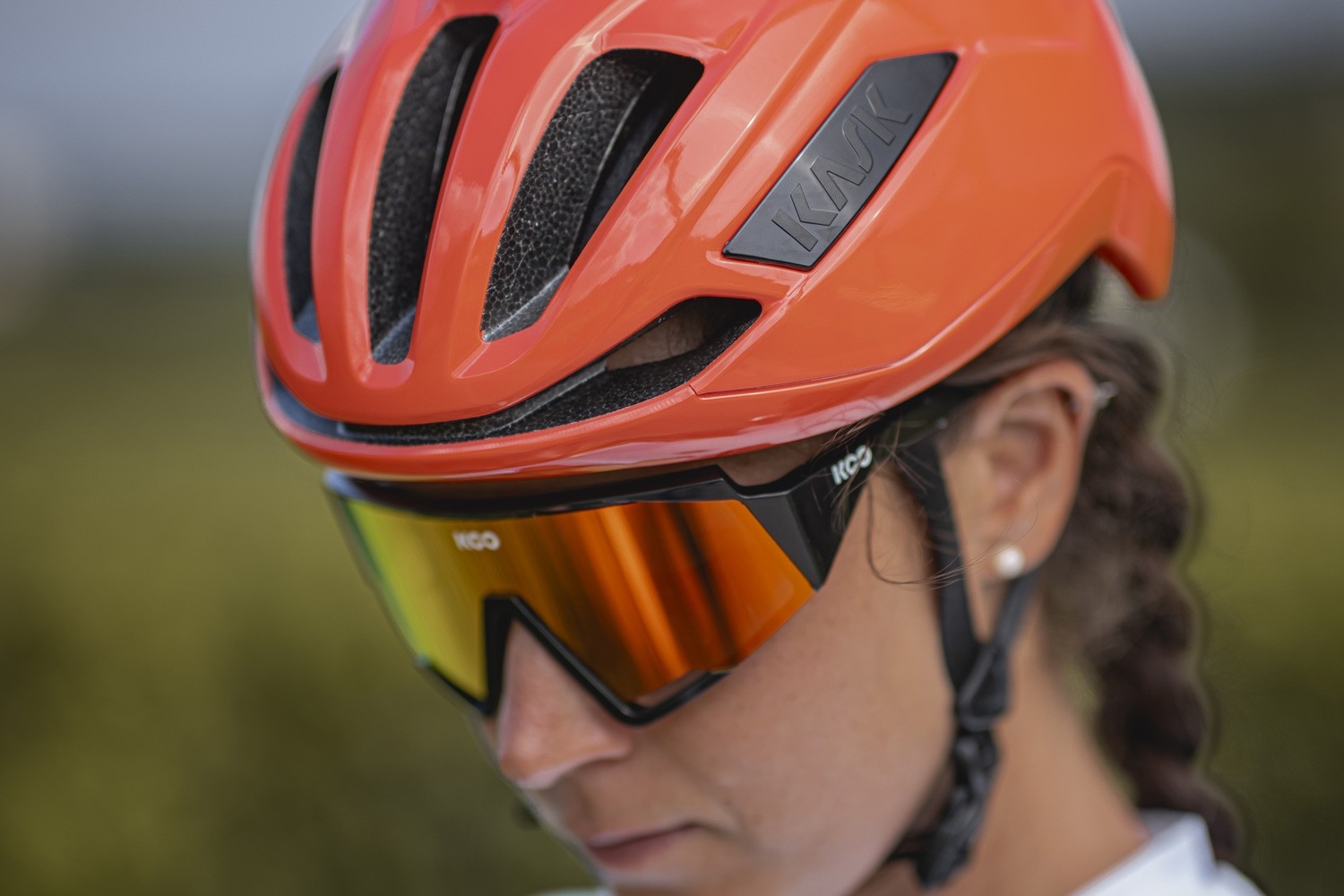 Caschi bici Kask Sintesi Tangerine CHE00100444 