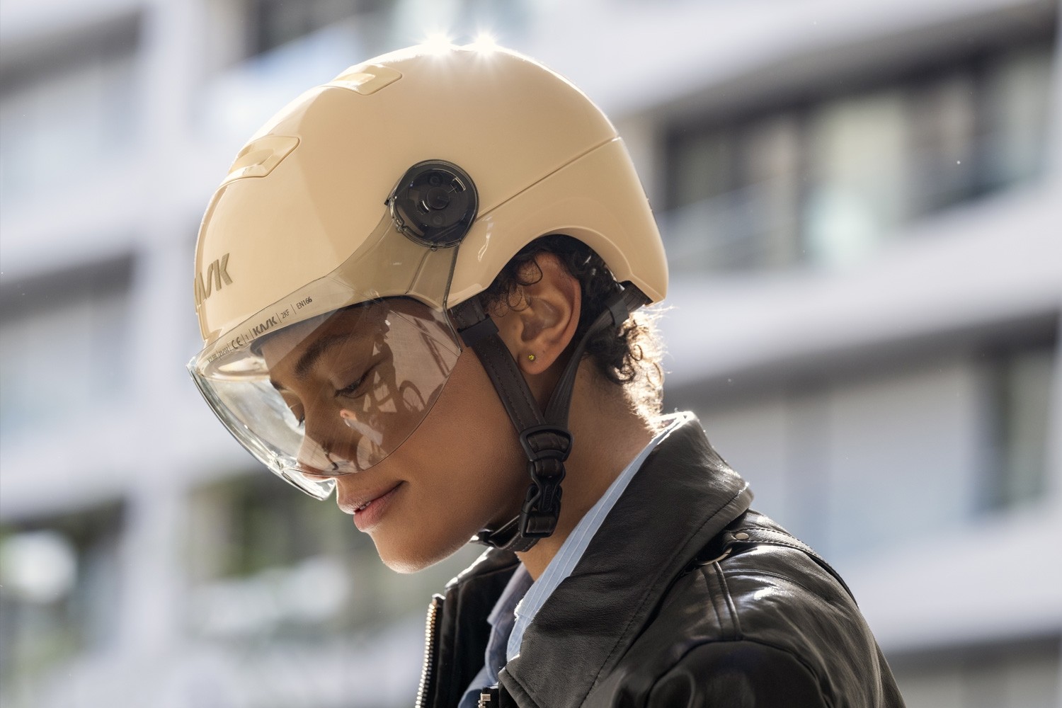 Caschi bici Kask Urban R Champagne CHE00085239 
