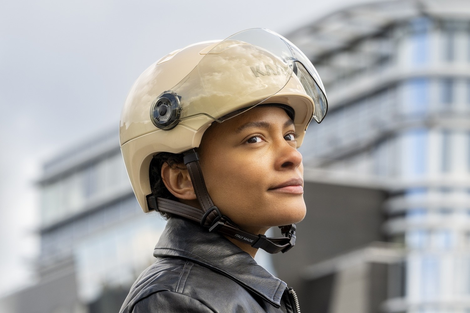 Caschi bici Kask Urban R Champagne CHE00085239 