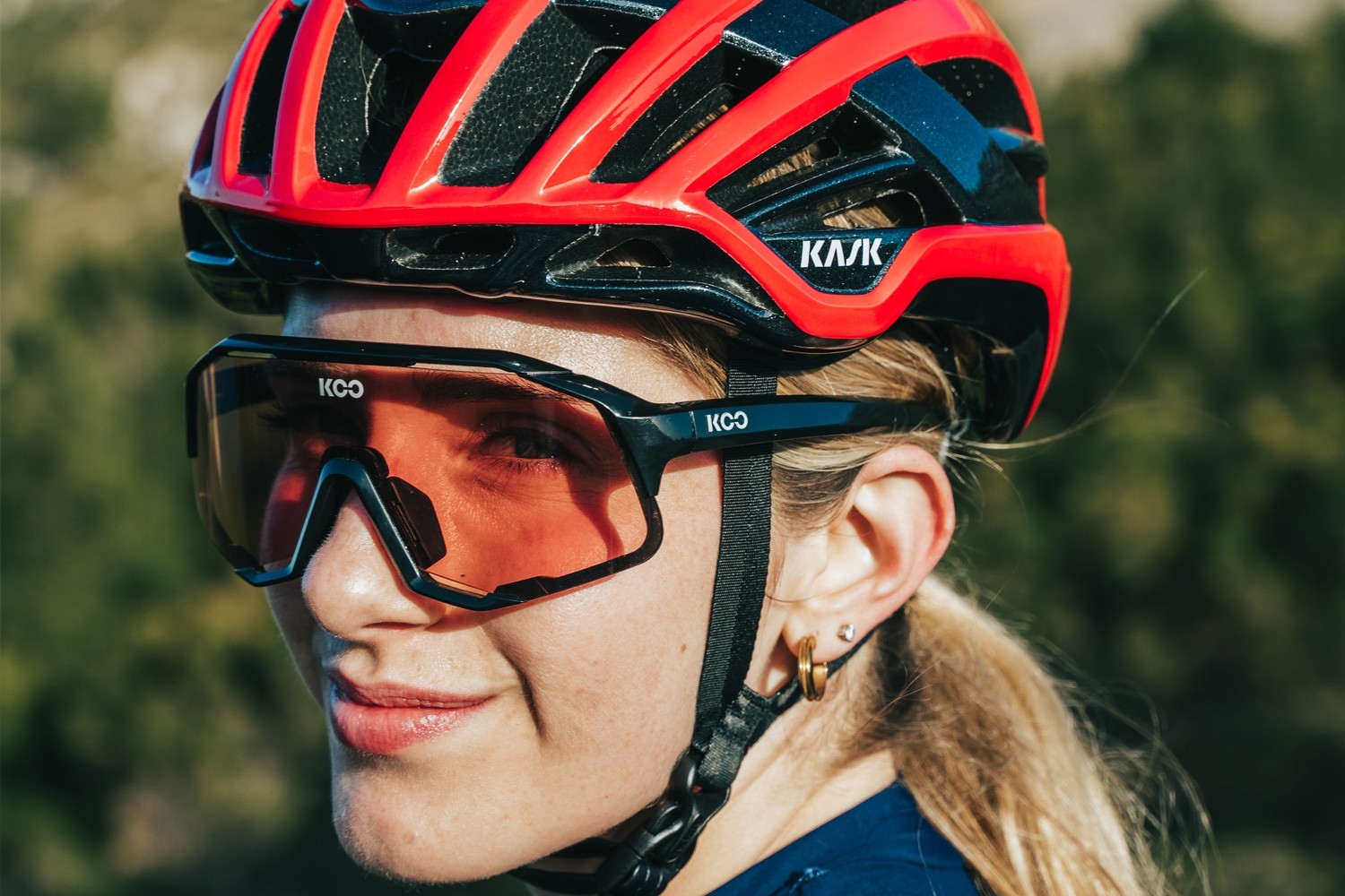 Caschi bici Kask Valegro Red CHE00052204 