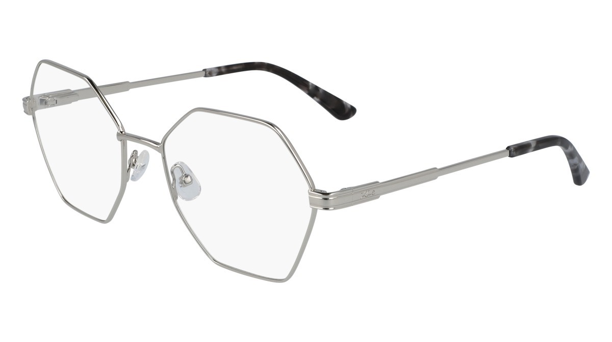 Occhiali da vista Karl Lagerfeld KL316 N (045) colore silver forma rettangolare 