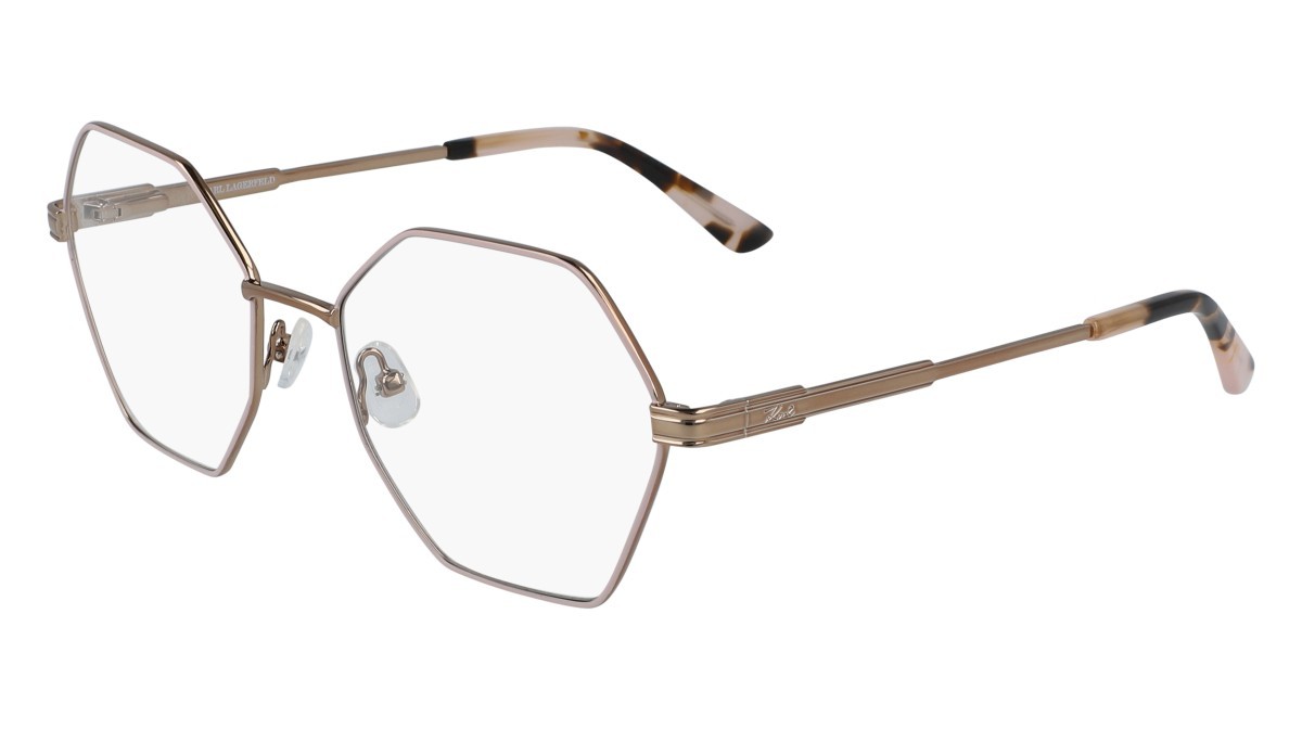 Occhiali da vista Karl Lagerfeld KL316 N (710) colore golden amber forma rettangolare 