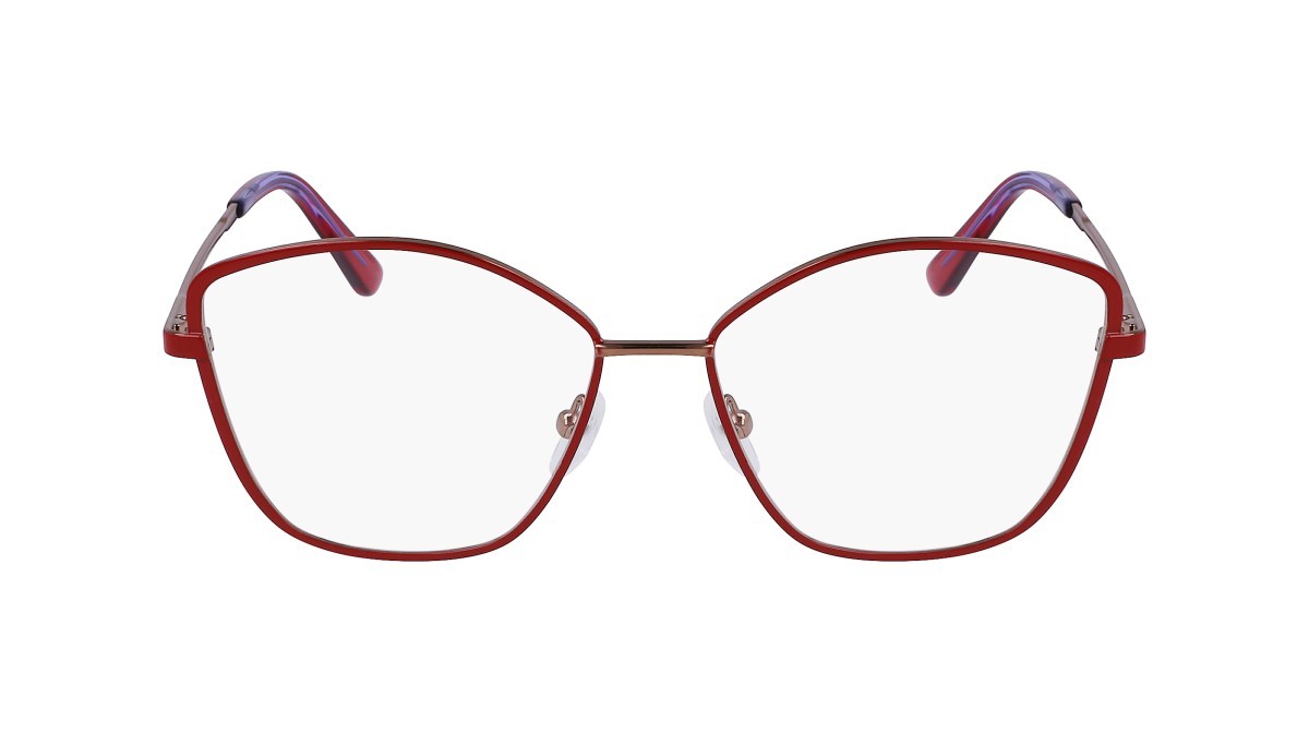Brillen Karl Lagerfeld KL345 (600) farbe red form rechteckig gläser demo
