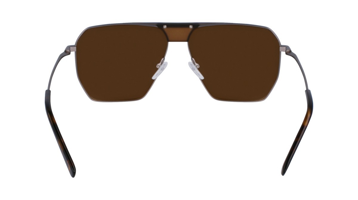 Sunglasses Karl Lagerfeld KL350S (042) color matte silver shape aviator lenses solid khaki