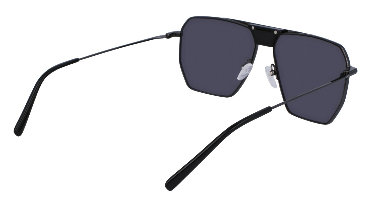 Occhiali da sole Karl Lagerfeld KL350S N (001) colore shiny black forma aviator 