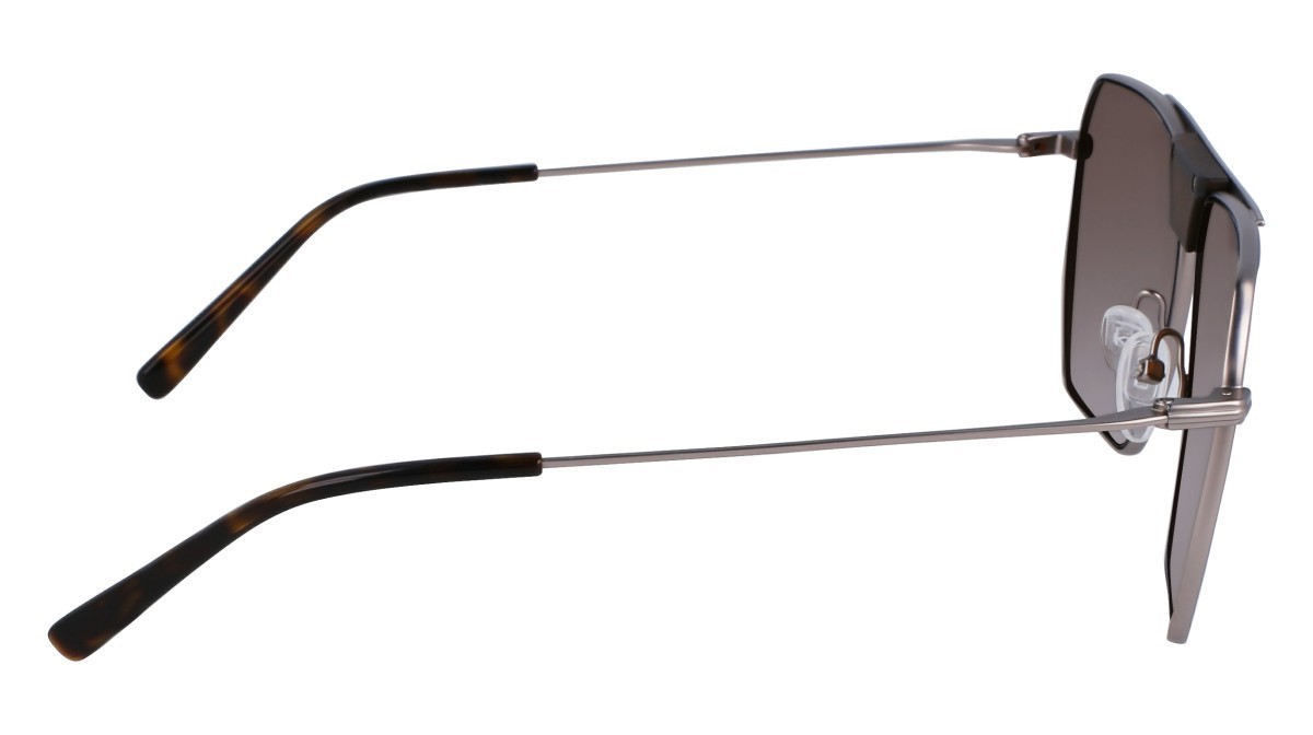 Sunglasses Karl Lagerfeld KL350S N (042) color matte silver shape aviator 