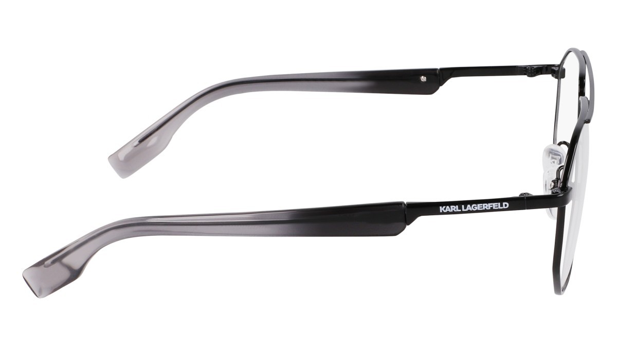 Brillen Karl Lagerfeld KL353 (001) farbe black form aviator 