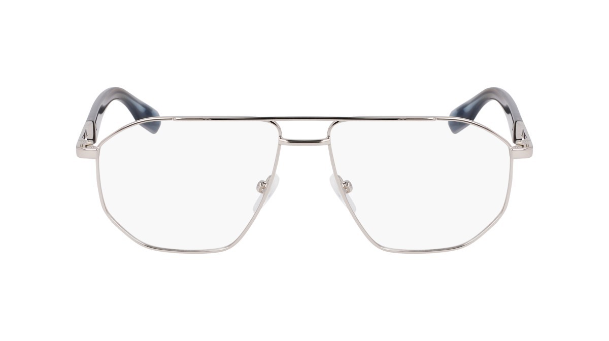 Brillen Karl Lagerfeld KL353 (041) farbe silver form aviator 