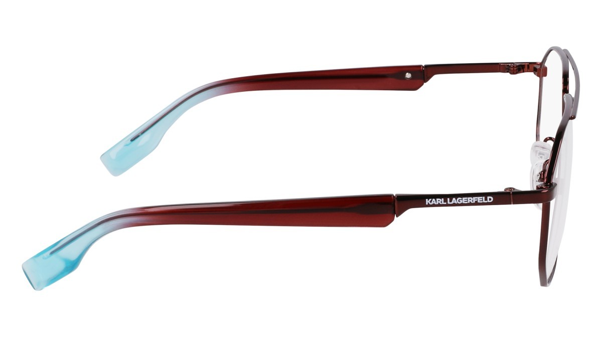 Brillen Karl Lagerfeld KL353 (601) farbe burgundy form aviator 